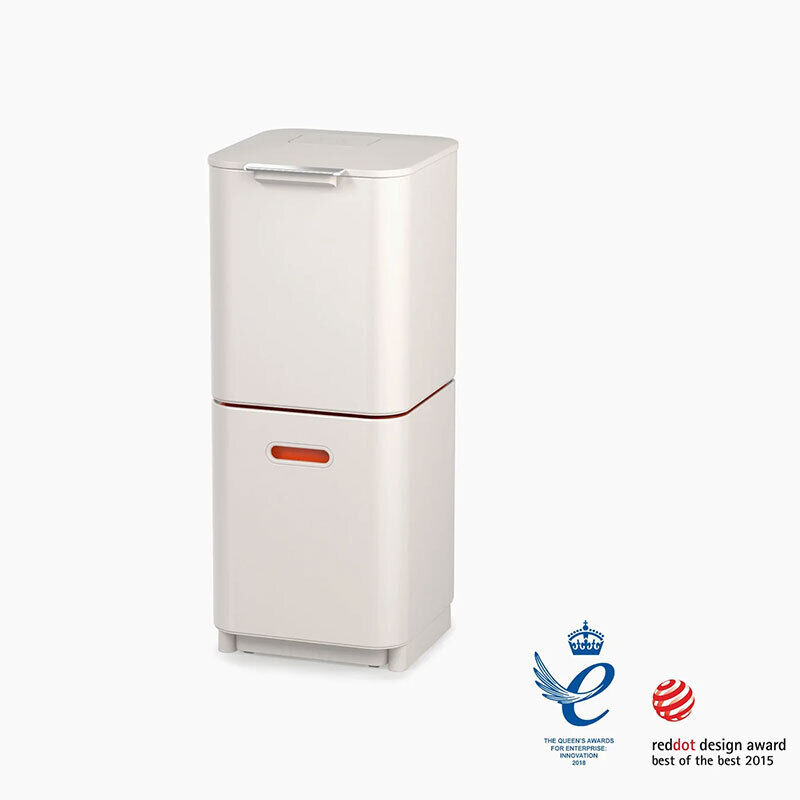 JOSEPH JOSEPH Totem Compact Pattumiera 40 litri Pietra