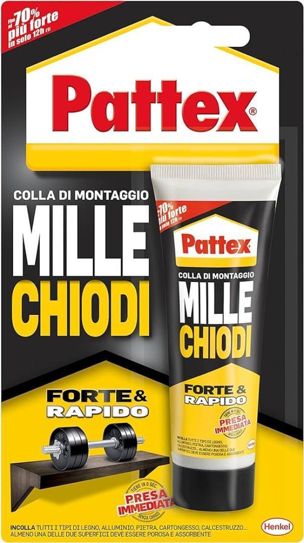 Colla di montaggio Pattex mille chiodi forte e rapido 100g