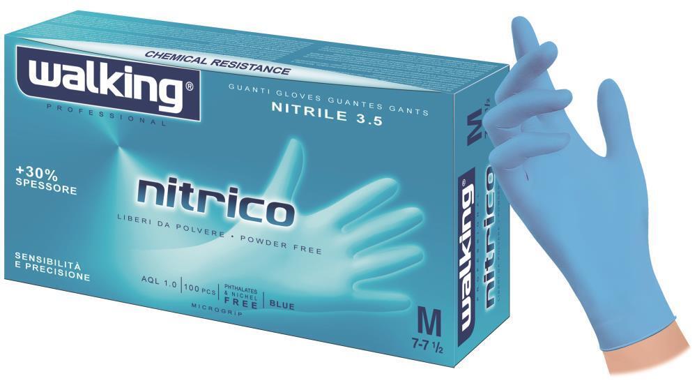 WALKING GUANTI NITRICO L 100PZ