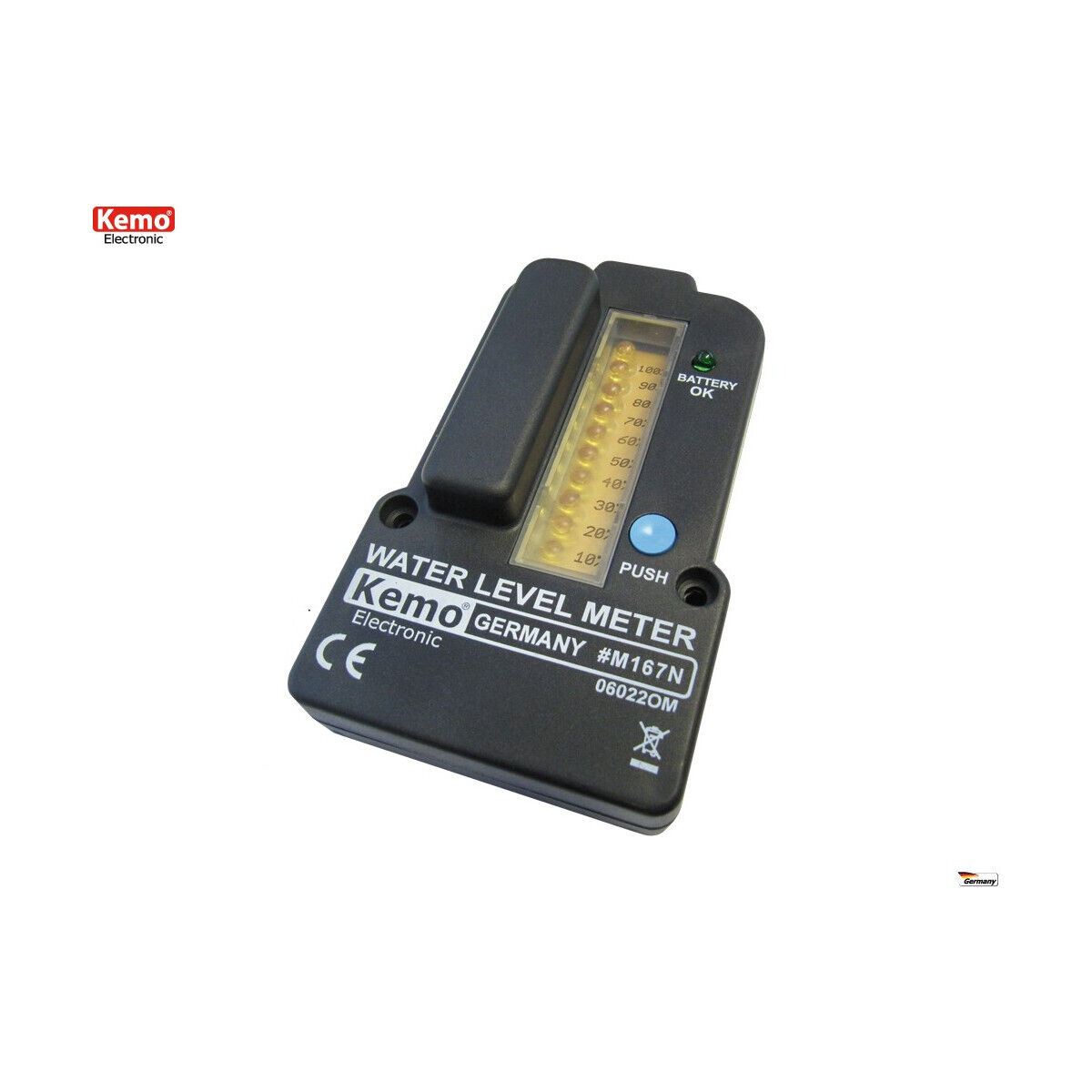 Indicatore di livello a batteria per serbatoi d'acqua con controllo remoto 100m