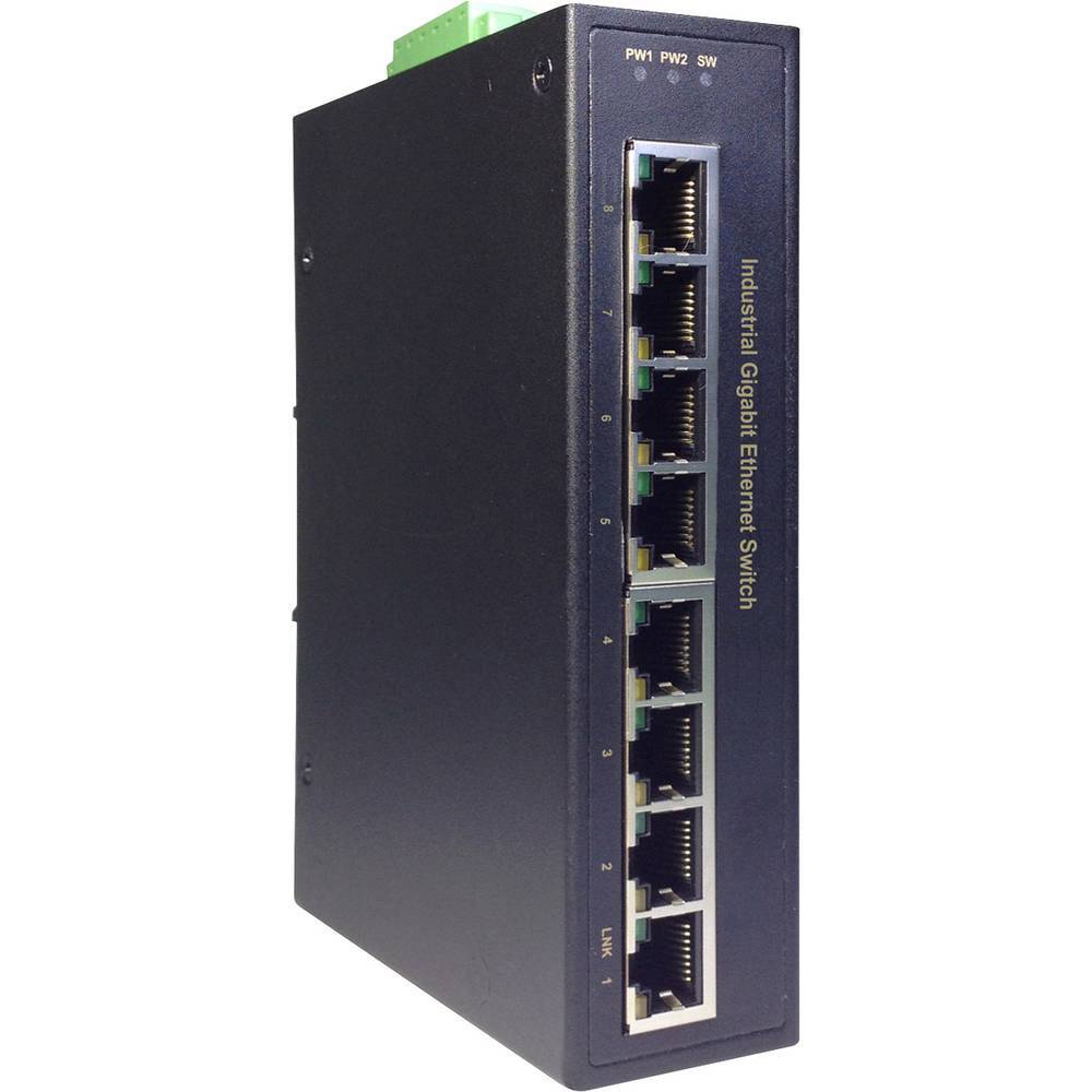 Digitus DN-651108 Switch ethernet industriale 8 Porte 10 / 100 / 1000 MBit/s