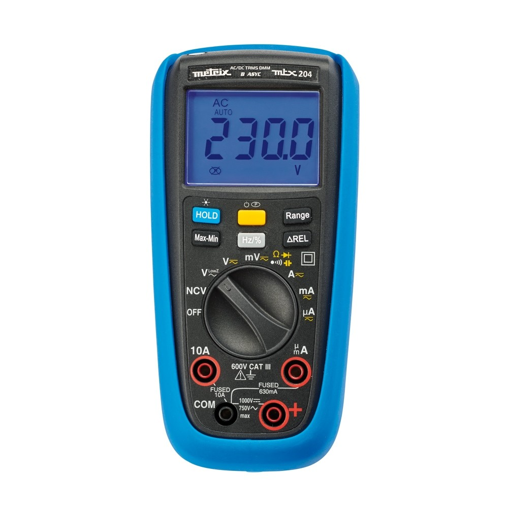 Chauvin Arnoux Multimetrix MTX204 Tester Digitale Tensione Corrente NCV Frequenz