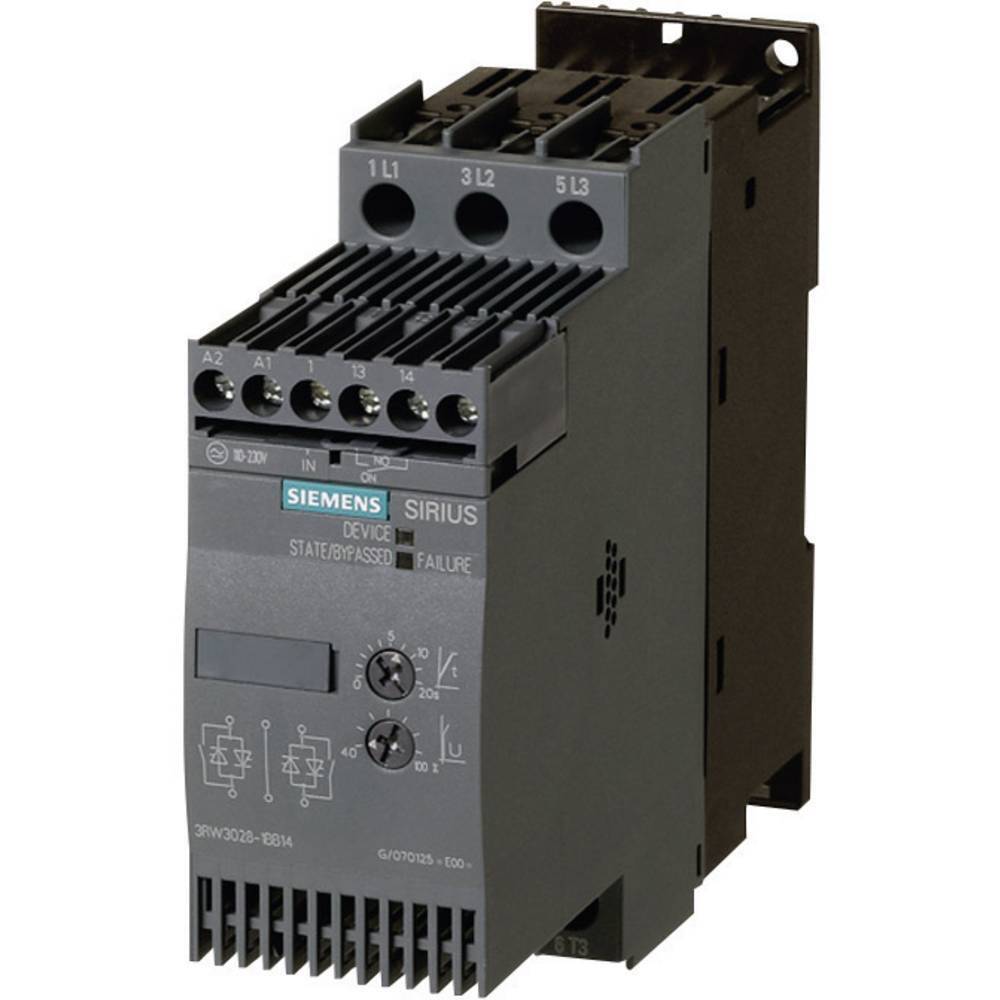 Avviatore soft starter Siemens Potenza motore a 400 V 1.5 kW Potenza motore a