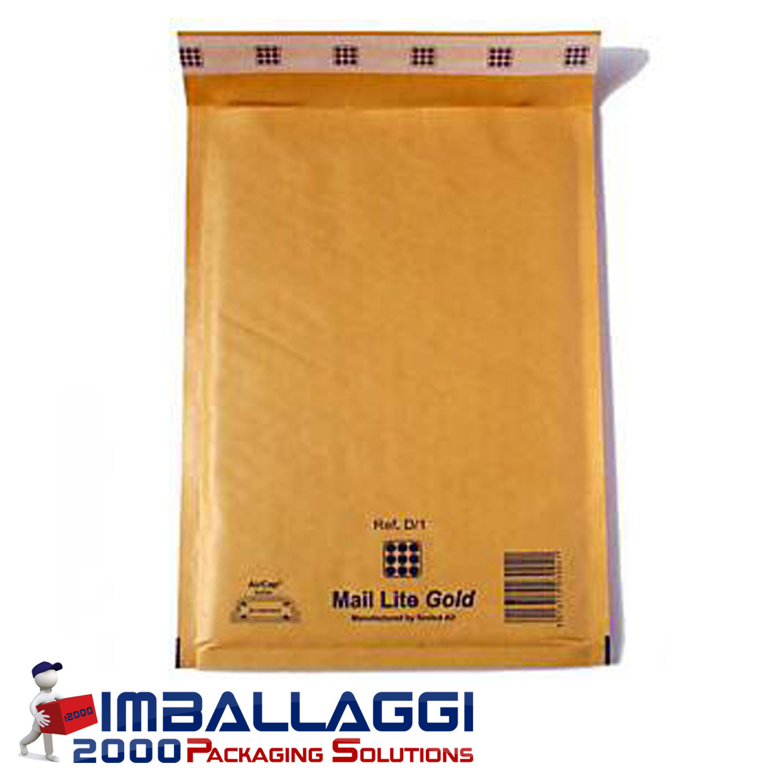 BUSTE POSTALI IMBOTTITE MAIL LITE CM 16x18 PEZZI 200