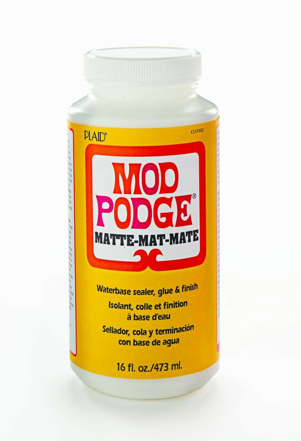 455ml MOD PODGE MATT Finitura Colla Adesivo Sigillo Decoupage e Altre PECS11302