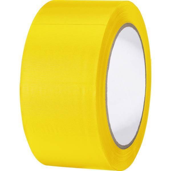 Toolcraft 832450g-c nastro adesivo in pvc giallo l x 33 m 50 mm 1