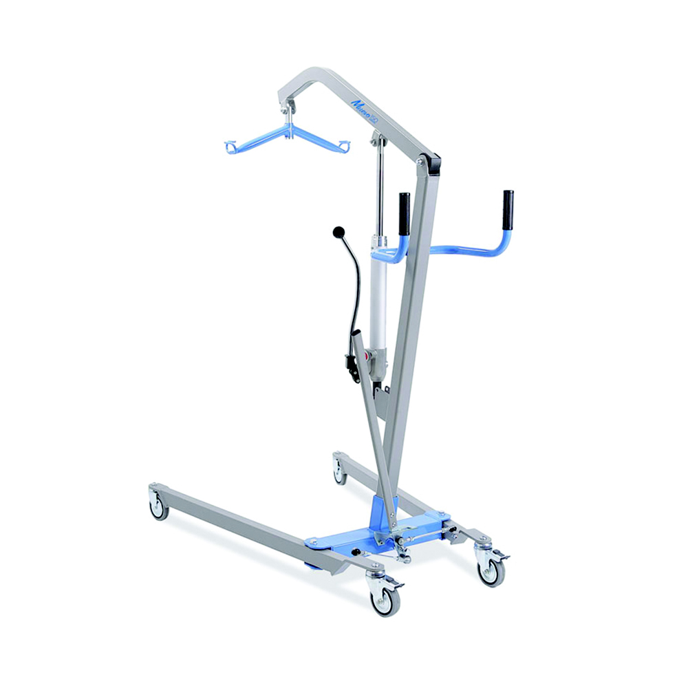 Sollevamalati idraulico Muevo con leva + imbrago portata 150kg Grigio Mopedia