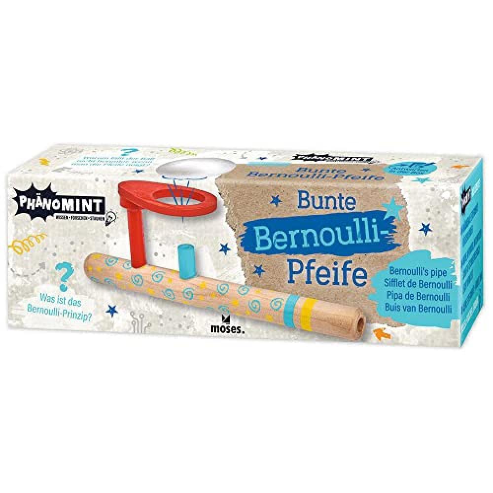 moses - Pipa di Bernoulli, colore legno (XMS30324) - NUOVO