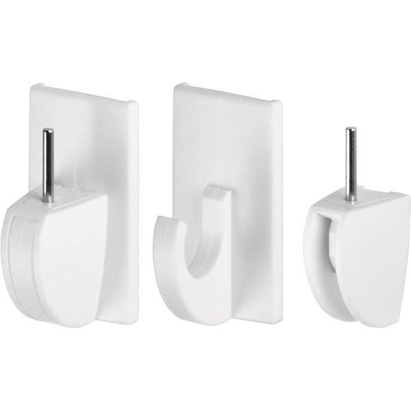 Tesa powerstrips ganci per tende vario bianco 58034-07-01 contenuto 1 conf
