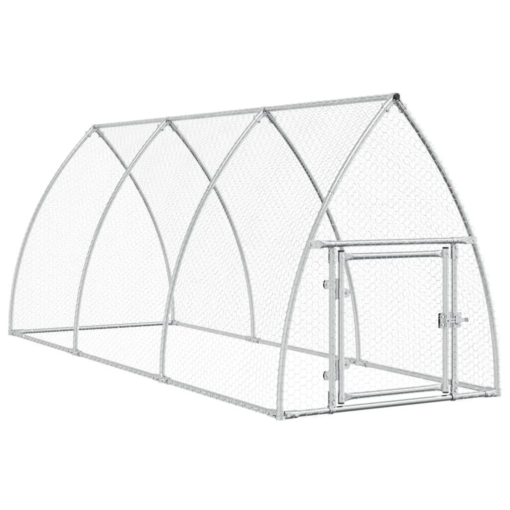 AX Gabbia Pollaio 3x1.05x1.2m Piccoli Animali Galline Polli Recinto Porta 172553