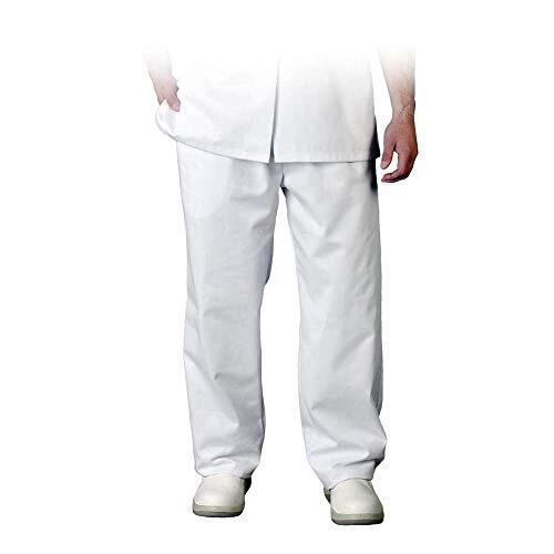 Leber&Hollman LH-Food+Trol Cook/Food/HCL Pantaloni protettivi, bianchi, taglia L