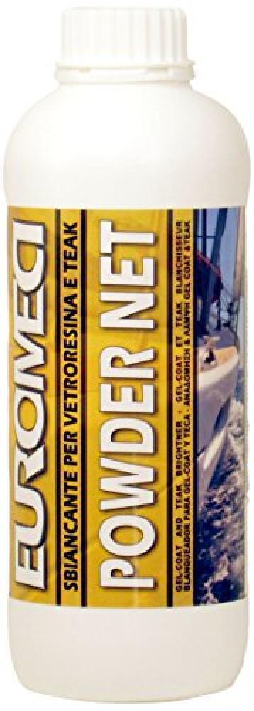 (TG. 750 g) EUROMECI Powder Net, Sbiancante per Gel-Coat e Teak in Polvere, 750