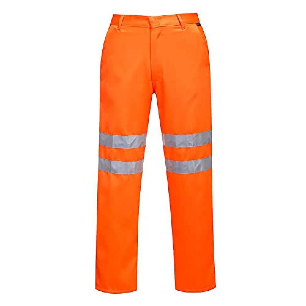 (TG. XL) Portwest Hi-vis Ris, RT45, Pantaloni ad Alta Visibilit , Uomo, XL, Aran