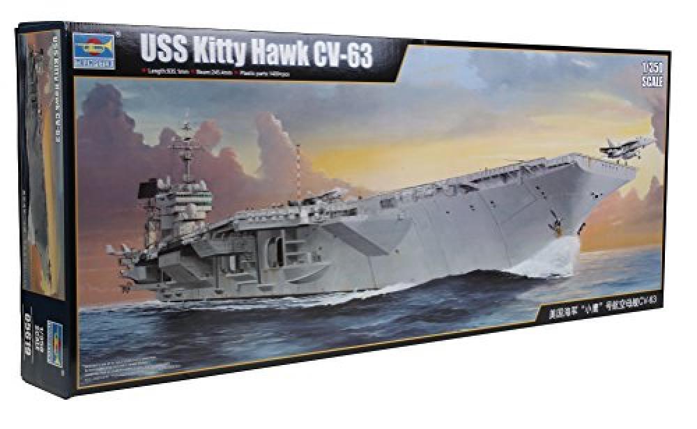 Trombettista 05.619 - Model Kit USS Kitty Hawk CV-63 - NUOVO