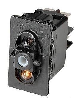 CARLING SWITCH Interruttore Contura II (ON)-OFF-(ON) 12V con led