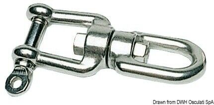 Girella inox occhio/grillo 6 mm