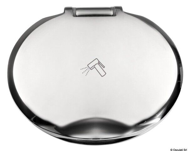 Box Elissa inox con doccia Keji tubo Inox 2,5 m - 15.304.60