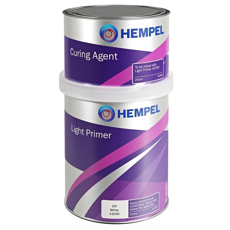 HEMPEL LIGHT PRIMER - FONDO EPOSSIDICO BICOMPONENTE NAUTICO BIANCO - LT. 0,75