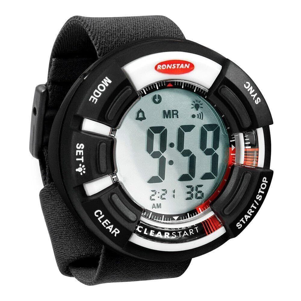 Ronstan Trasparente Start&#153; Gara Timer - 65mm 2-9/16 " - Nero/Bianco