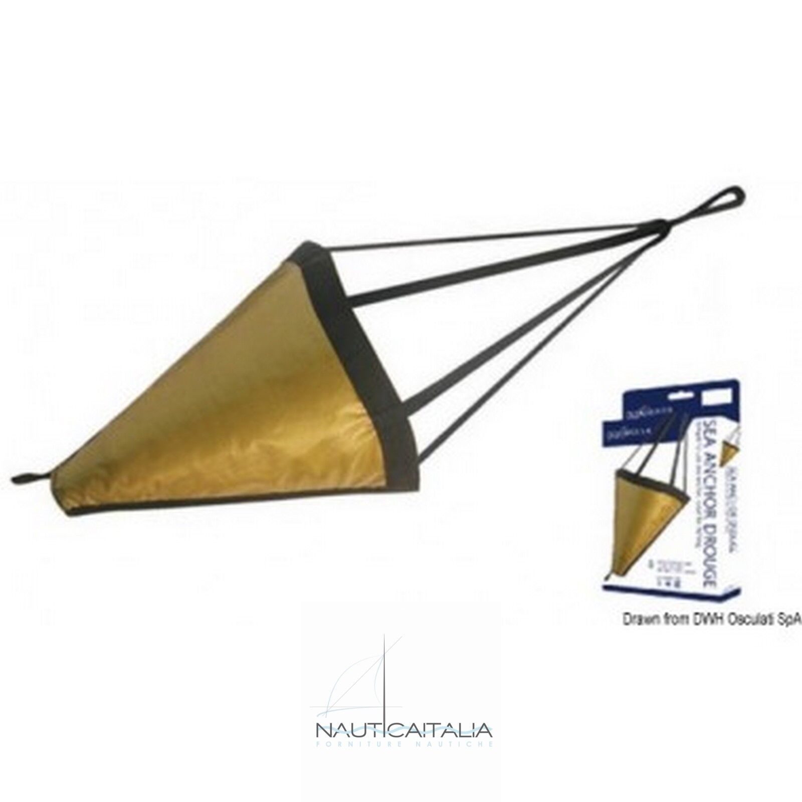 ANCORA GALLEGGIANTE SEA DROGUE DIAMETRO MM. 600 PER BARCHE FINO A 6 MT - PESCA
