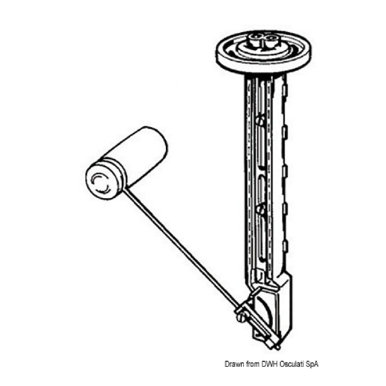 VDO Marine Galleggiante a leva per carburante 150-605 mm 27.674.00