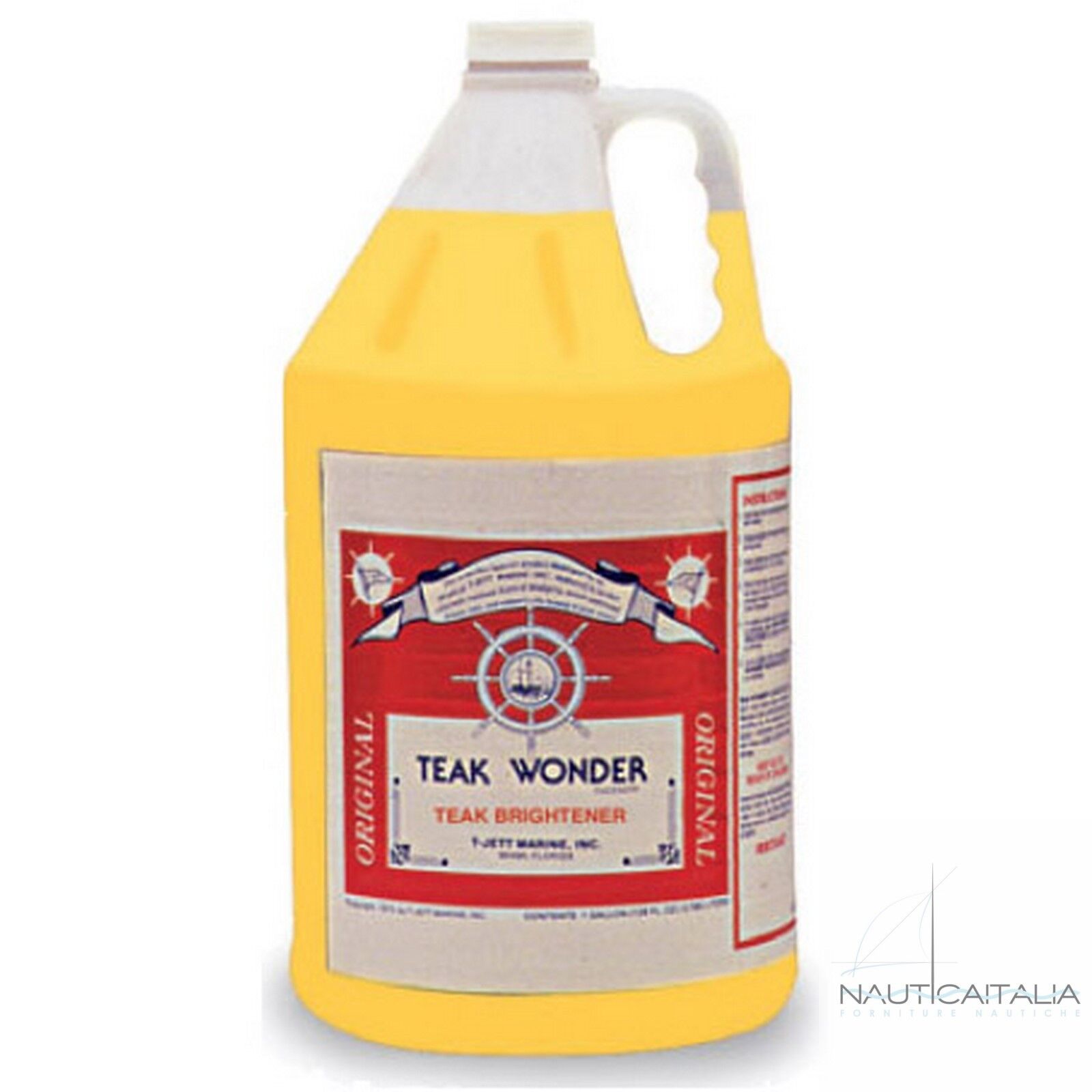 TEAK WONDER BRIGHTENER SCHIARENTE MANUTENZIONE TEAK COLORE GIALLO LT.4