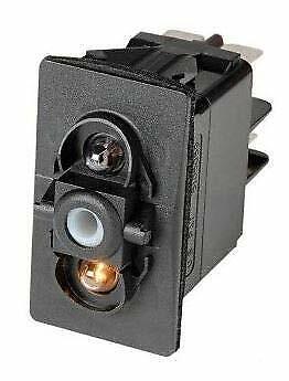 CARLING SWITCH Interruttore Contura II (ON)-OFF-(ON) 12V con led