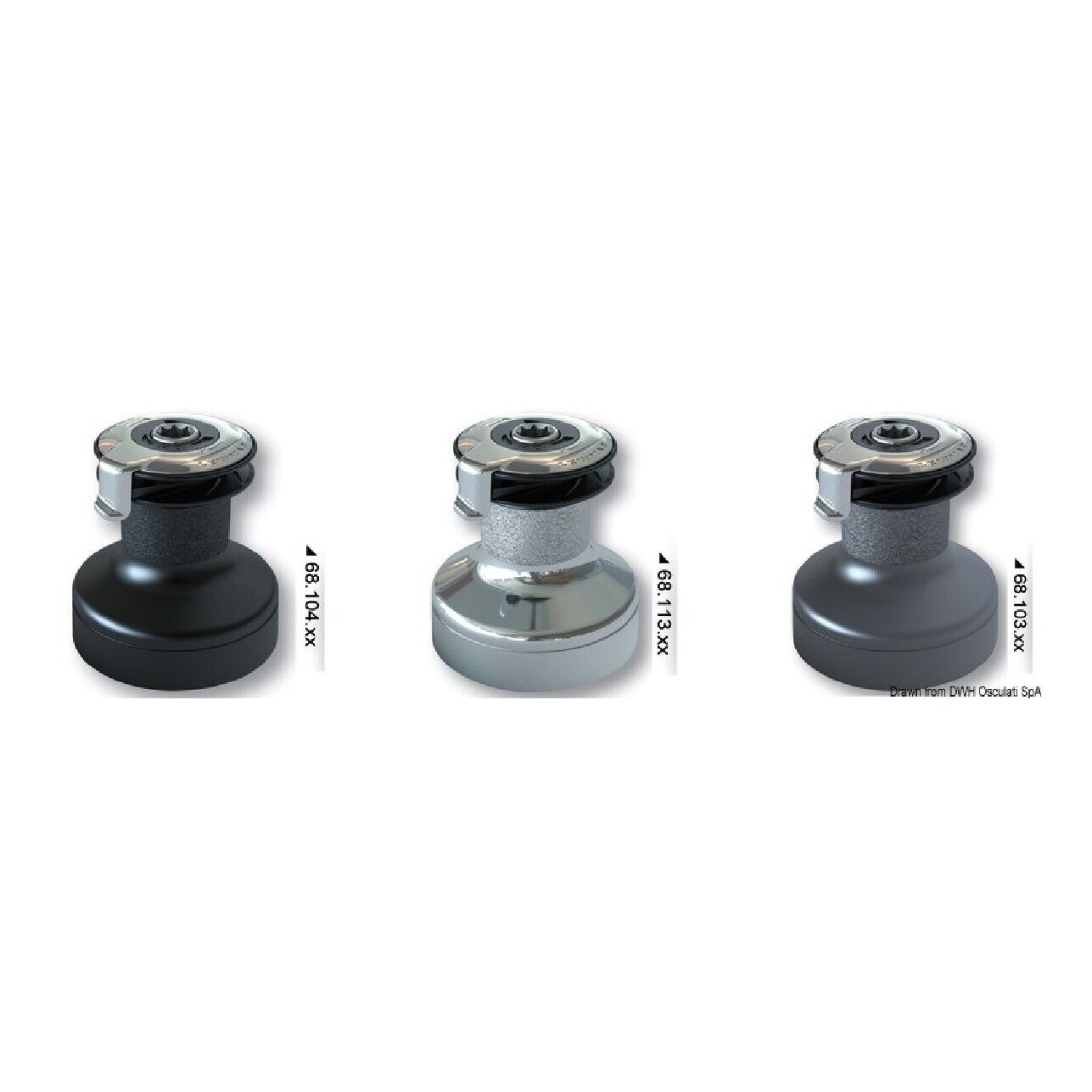 Lewmar Winch Evo 15ST cromato 68.113.15