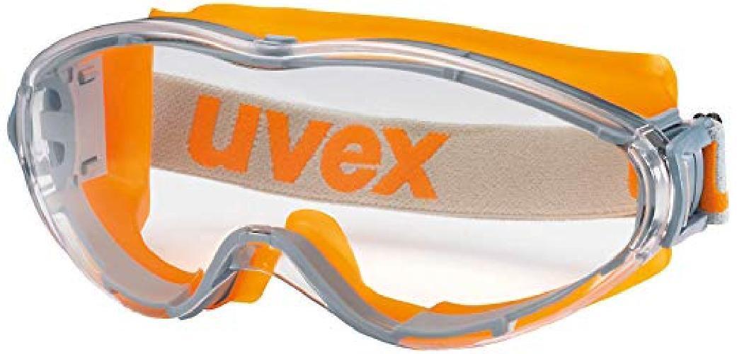 Uvex Ultrasonic Supravision Excellence Safety Glasses - Trasparente/Grigio-Aranc