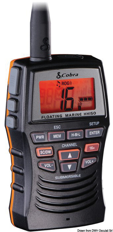 VHF Cobra MR HH150 FLTE | Marca Cobra marine | 29.661.02