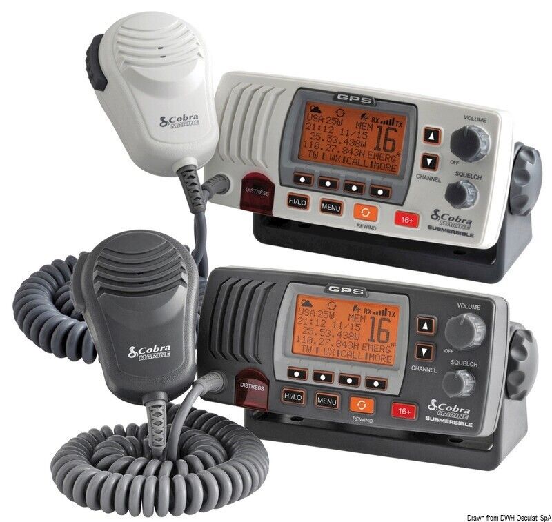 Cobra marine VHF F77B-GPSE grigio 29.645.01