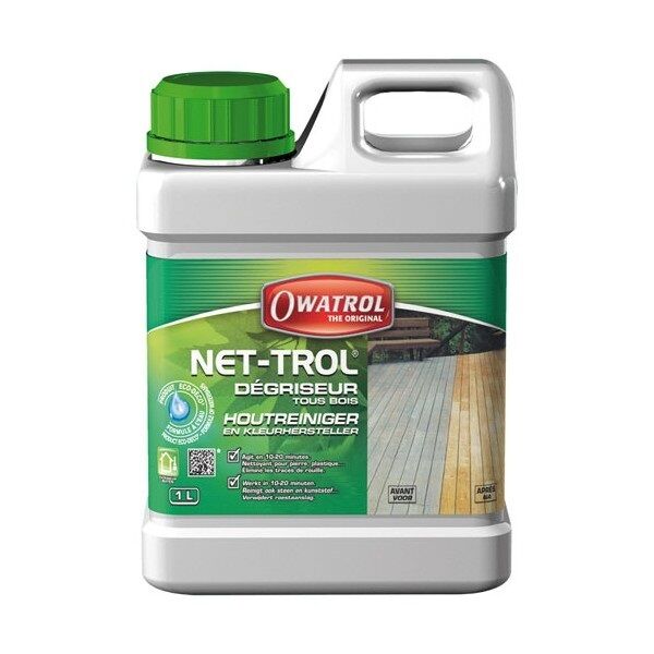 Net - Trol Detergente Legno Piastrelle Cemento Pietra Plastica 1 L Owatrol