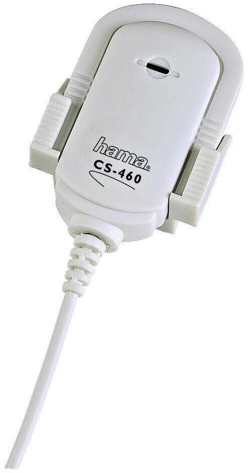 Hama Micro Clip on Microfono CS-460 grigio 3,5mm 20Hz-16khz