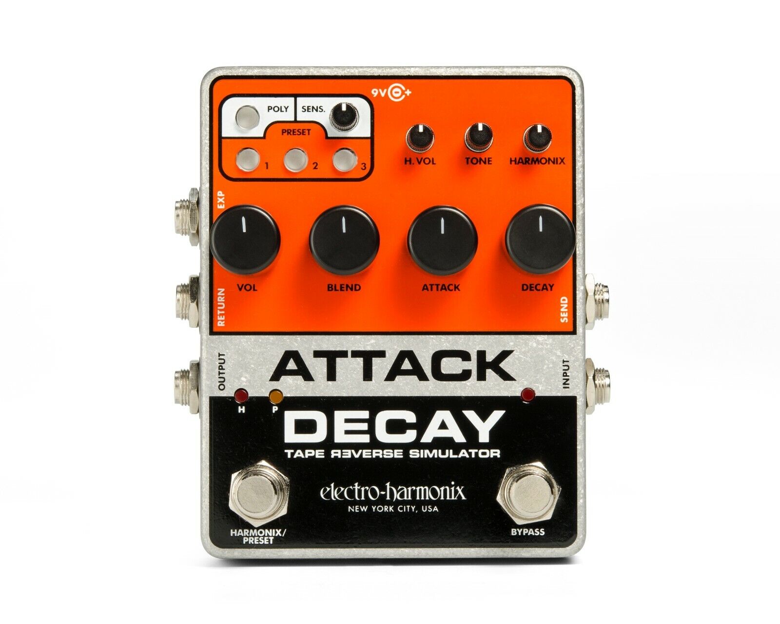 Ehx Elettrico Harmonix Attack Decay Nastro Retro Simulatore Effetti Pedale,