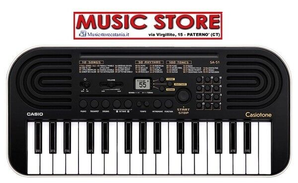 Casio SA-51 ex SA46-SA47 Mini Tastiera Elettronica 32 Tasti