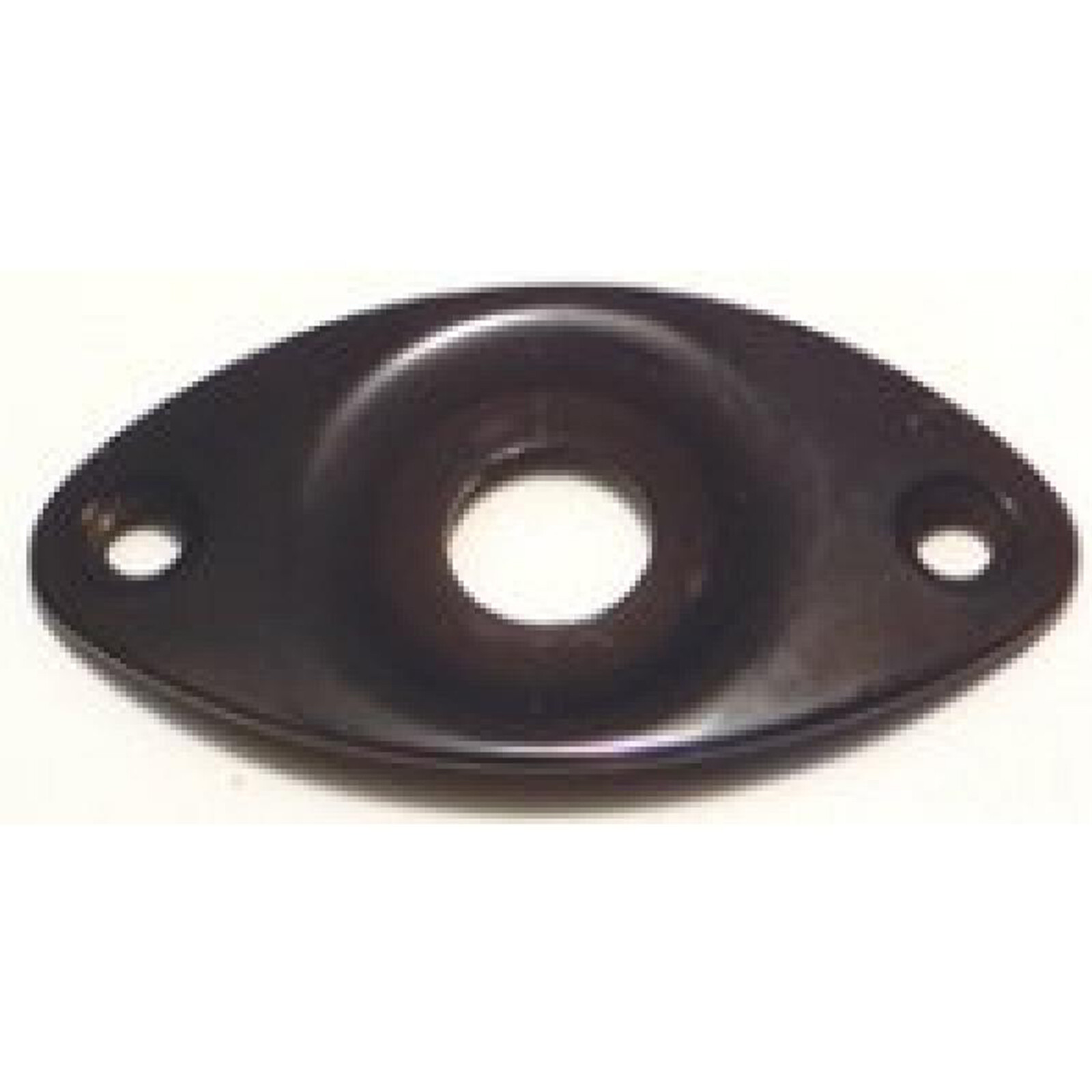 Jackplate Jack Plate Entrata Jack Tipo Gisbon Epiphone Nera Ovale A 2 Due Viti