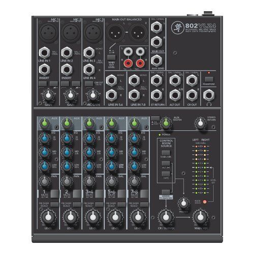 Mixer disc jockey Mackie 8 Canali 802VLZ4