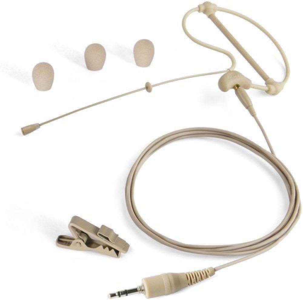 (TG. tan) Samson SE50T Omnidirectional headworn microphone (Beige) - NUOVO