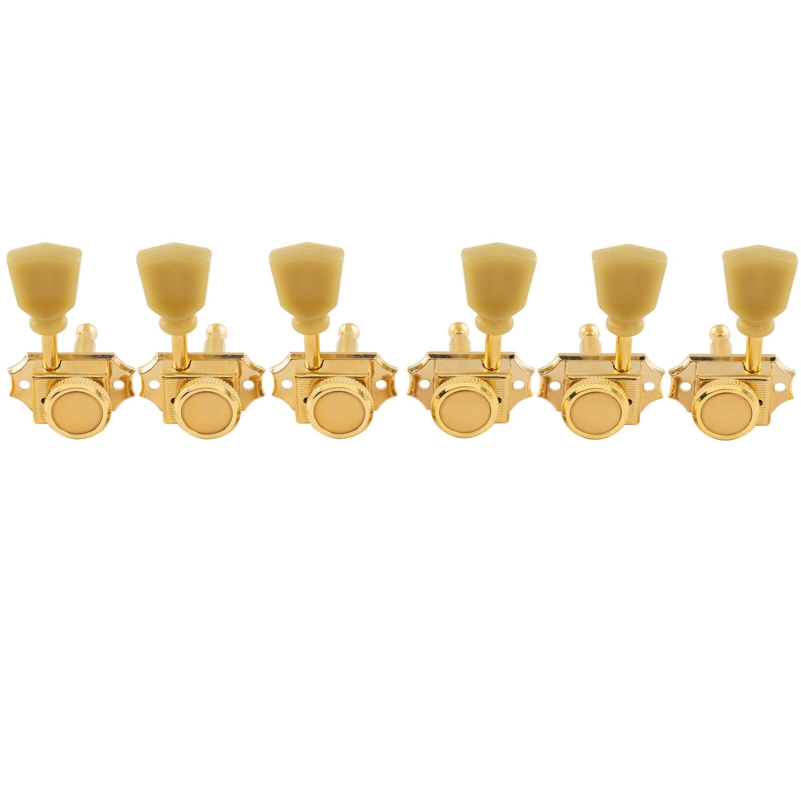 Musiclily Pro Gold Vintage 3L3R Locking Tuning Pegs Machine Heads For LP Guitar