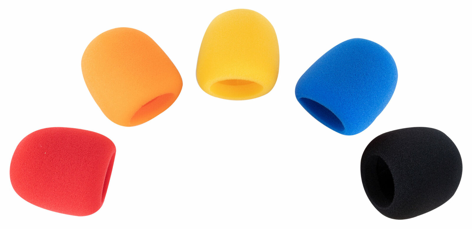 5x Spugne Antivento Microfono 40-50mm Copertura Antipop Spugnette Palco Colori
