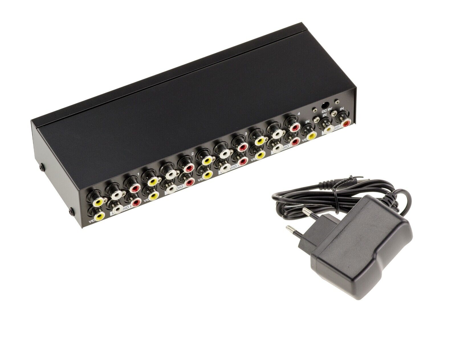 Splitter Audio Video 8 Porte - Duplicati 1 Fonte Par 8x
