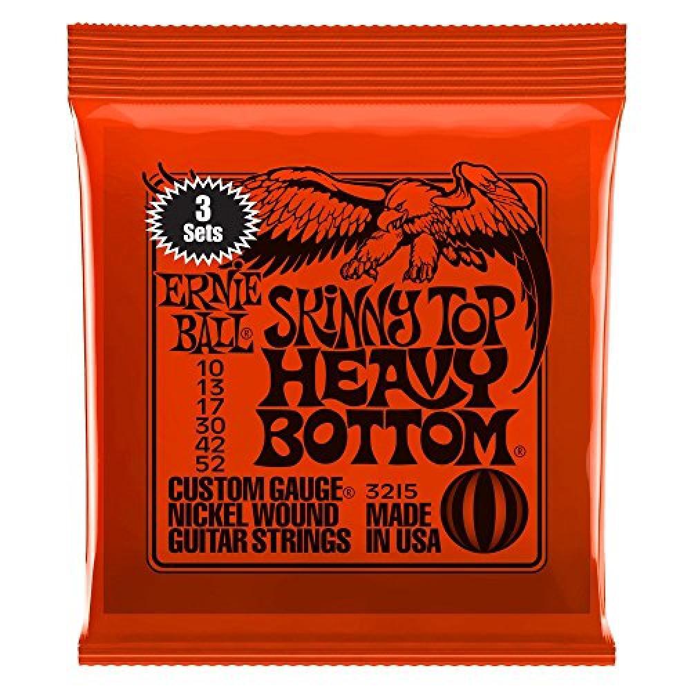 (TG. 3-Pack) Ernie Ball - Lot de 3 cordes pour guitare électrique Slinky Nickel