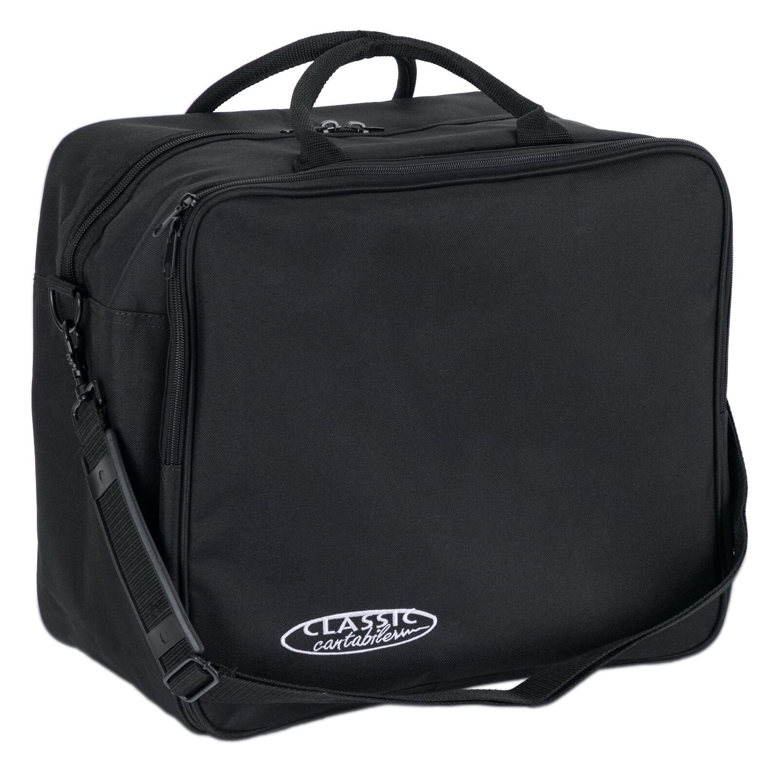 Borsa Custodia per 3 Sordine Mute Accessori Trombone Imbottito Tracolla Nero