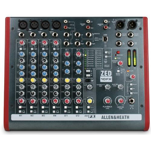 ALLEN & HEATH ZED 10 FX MIXER USB 10 CANALI CON EFFETTI EX CEMO