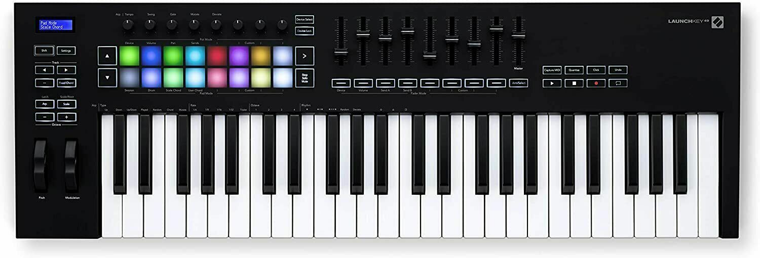 NOVATION LAUNCHKEY 49 MK3 controller keyboard midi USB + Launch Pads