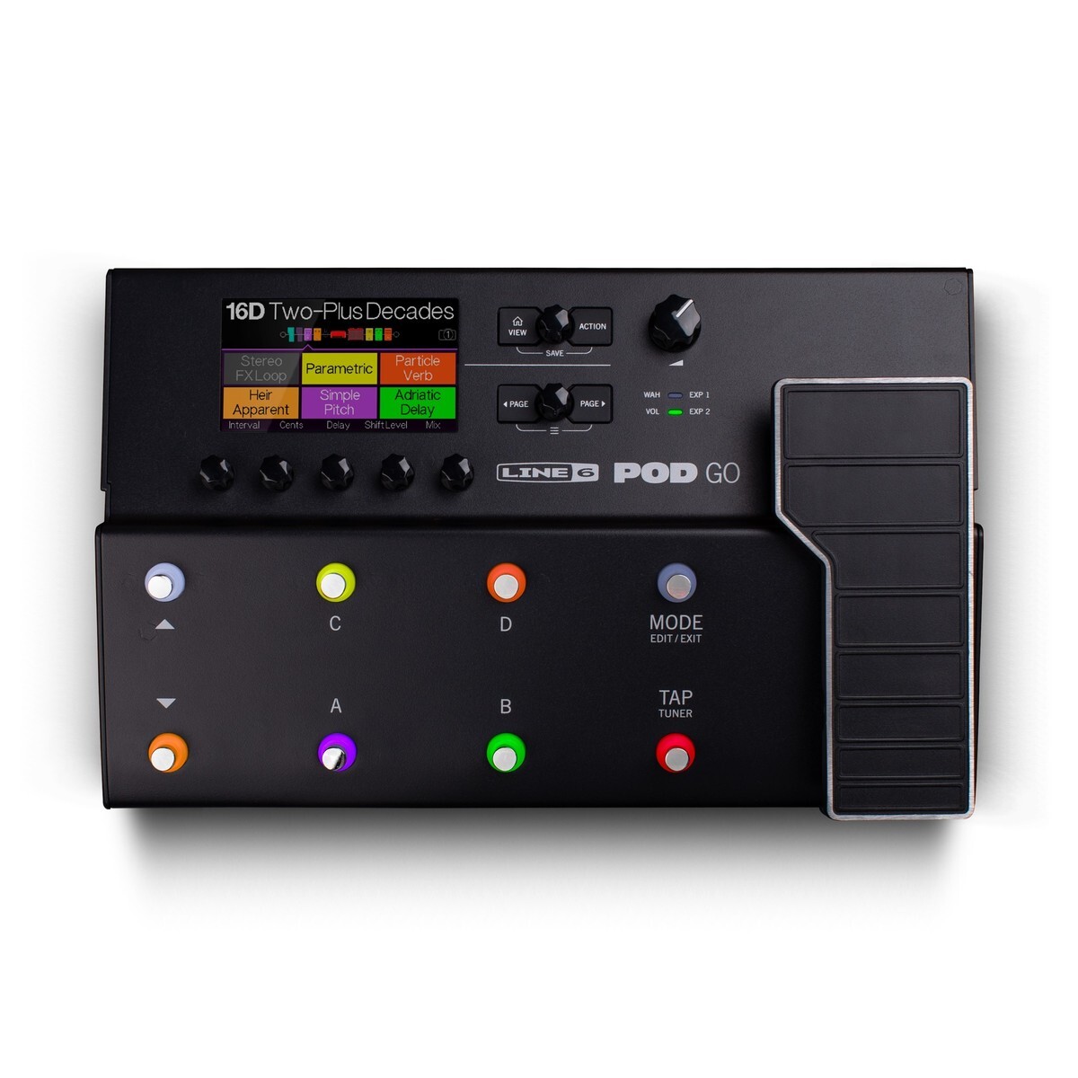 LINE6 POD GO PEDALIERA MULTI-EFFETTO CON MODELLATORE DI AMPLI ED EFFETTI + PEDAL