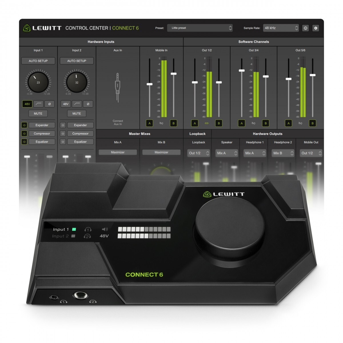 INTERFACCIA AUDIO LEWITT CONNECT 6