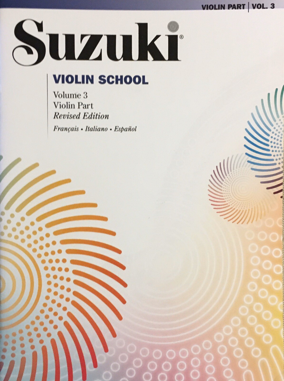 Suzuki - Violin School Vol 3 - Edizioni Volonté