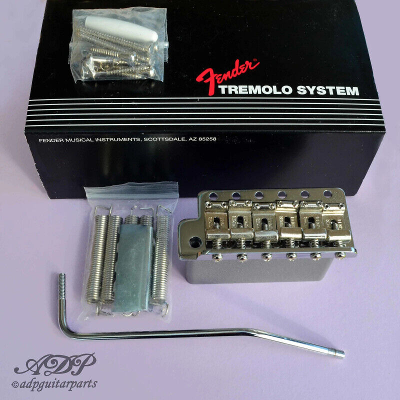 Tremolo Fender 6 Selle American Vintage Serie STRATOCASTER per Sinistra Chro