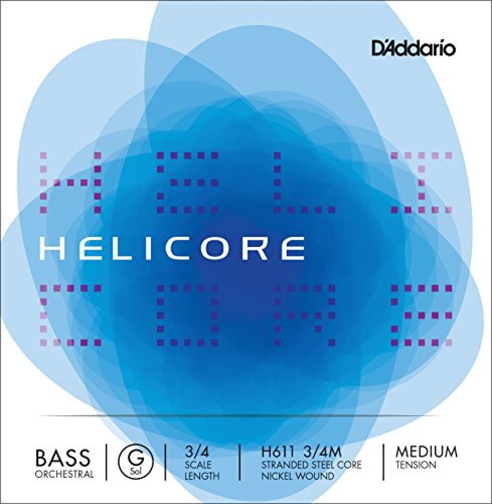 (TG. G String) d' Addario Helicore  scale Light Tension Orchestral Bass Single g